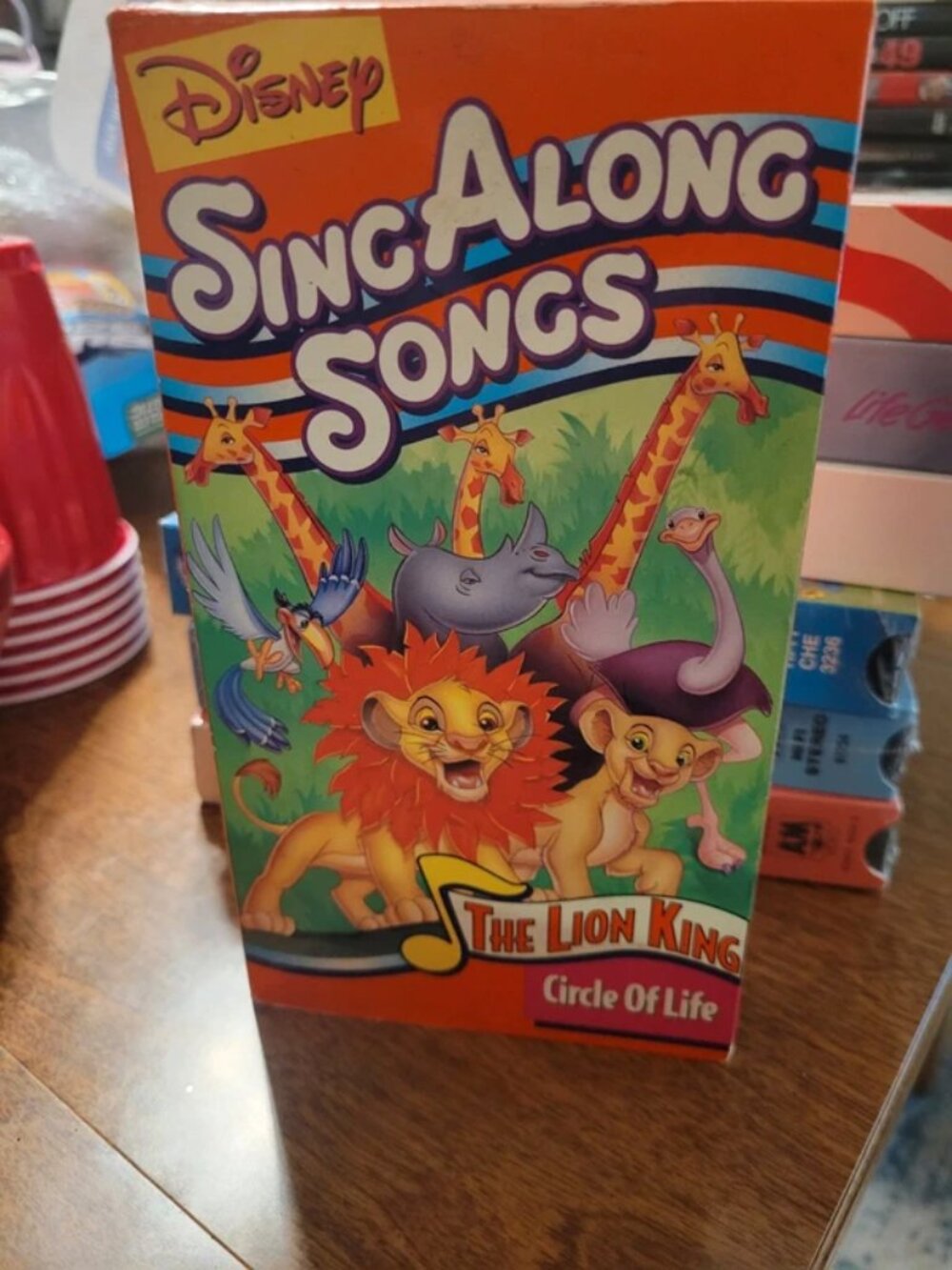 VHS, 1994 The Lion King Sing Along Songs